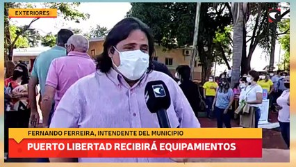 Inauguración de obras en Puerto Esperanza