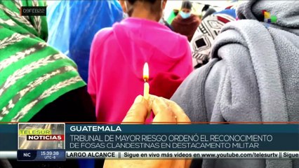 En Guatemala Tribunal ordenó reconocimiento judicial de dos fosas clandestinas