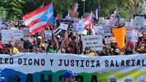 Masivas protestas del sector público en Puerto Rico por su precariedad laboral