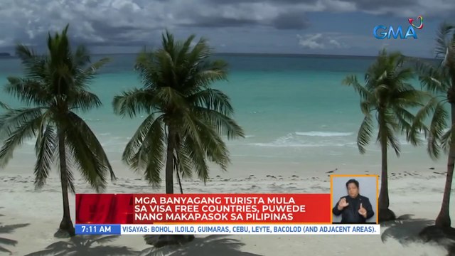 Mga turista mula sa visa-free countries, maaari nang makapasok sa Pilipinas | UB