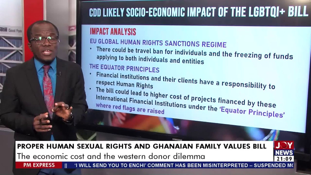 Proper Human Sexual Rights and Ghanaian Family Values Bill: The economic cost and the western donor dilemma – PM Express on JoyNews (9-2-22)