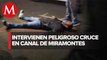 Repartidores de CdMx exigen mayor seguridad vial sobre Canal de Miramontes