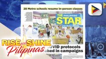 HEADLINES: Panuntunan na dapat sundin ng mga kandidato sa kanilang campaign activities