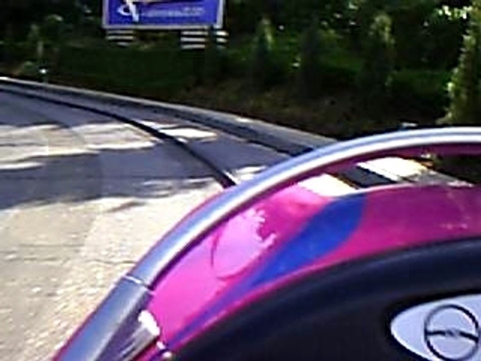 alice en train de conduire a eurodisney