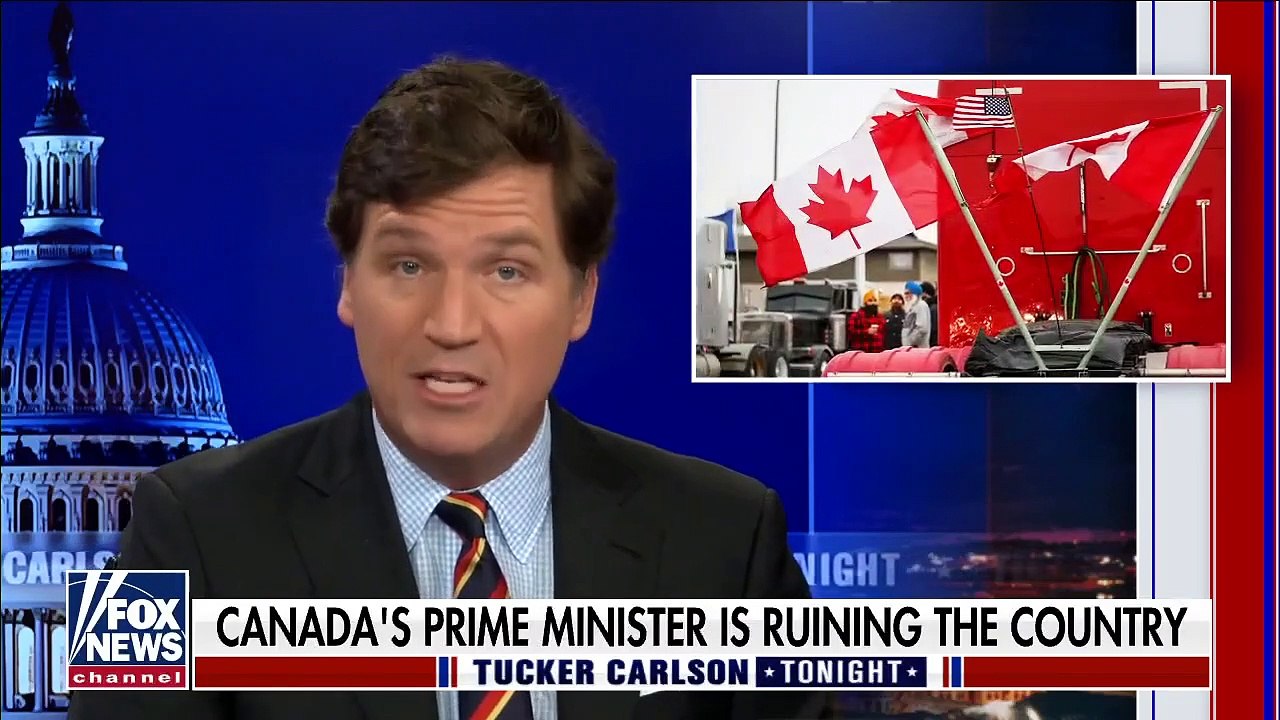 Carlson fustige Justin Trudeau sur les ondes de Fox News