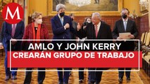 AMLO y John Kerry acuerdan instalar grupo de trabajo para impulsar energías limpias
