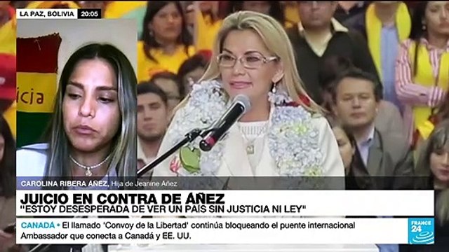 Carolina Ribera Áñez: El estado de salud de mi madre, Jeanine Áñez, es crítico
