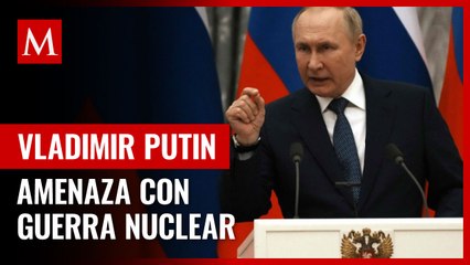 Vladímir Putin amenaza con guerra nuclear a la OTAN: 'No les dará tiempo de parpadear'