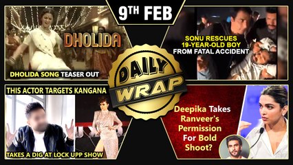 This Actor Slams Kangana, Sonu Saves Life, Deepika Gets Angry | TOP 10 NEWS