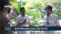 Tes PCR Guru SMPN 3 Jember Cegah Penularan Covid-19 di Sekolah