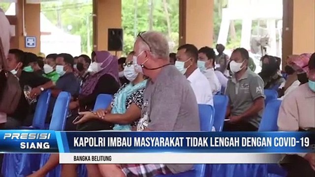 Kapolri Meninjau Penanganan Covid-19 di Kepulauan Bangka Belitung