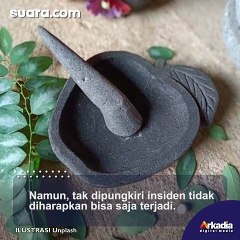 Viral Potret Cobek Pecah hingga Khawatir Diamuk Emak, Publik: Cepat Kemas Bajumu!
