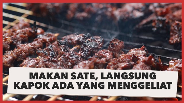 Sudah Terlanjur Makan 2 Tusuk, Wanita Ini Langsung Kapok usai Temukan Makhluk Menggeliat di Sate