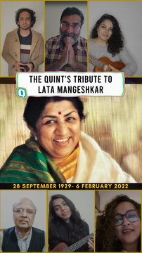 The Quint Remembers 'The Singing Icon' Lata Mangeshkar Through Her Songs