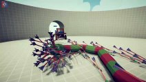 GIANT SNAKE vs EVERY GOD UNIT  Totally Accurate Battle Simulator (TABS)