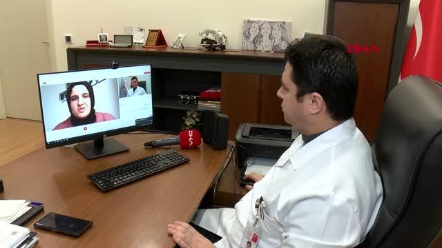 Kovidlilere evinde görüntülü online muayene