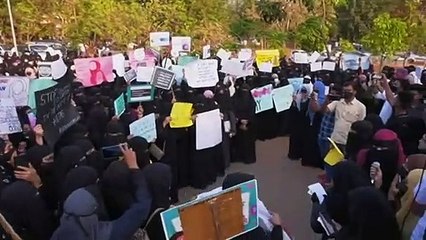 Protests continue in India after school bans the hijab
