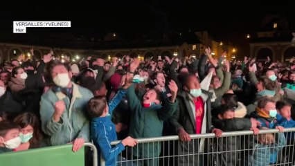 Versailles en demi-finale: la liesse des supporters juste après le coup de sifflet final