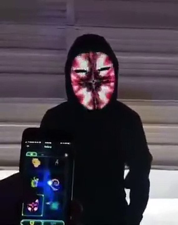 Un masque original basé sur ne application mobile