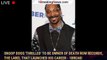 Snoop Dogg 'Thrilled' to Be Owner of Death Row Records, the Label That Launched His Career - 1breaki