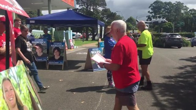 Constituent votes in Nowra on Thursday