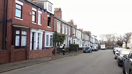 Aftermath of Millfield house fire