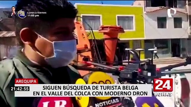 Arequipa: padres de la turista belga se unen a las labores de búsqueda