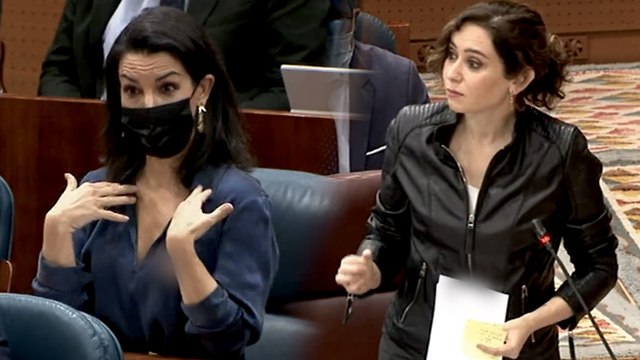 Ayuso a Monasterio Son tan españoles como usted, Abascal o yo