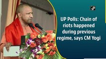 UP Polls: Chain of riots happened during previous regime, says CM Yogi