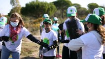 Ecovidrio, WWF y Junta plantan un centenar de árboles para repoblar el Espacio Natural de Doñana