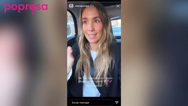 María Pombo da los detalles sobre su operación de reducción de pecho