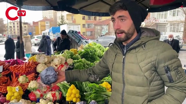 Pazarda tane hesabı: Bir salatalık 5 TL, bir domates 2,63 TL