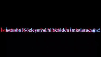 İstanbul Sözleşmesi'ni hedef alan Erdoğan'a, kadınlardan tepki!