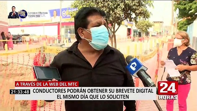 Conductores podrán obtener su brevete digital el mismo día que lo soliciten, informó el MTC