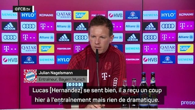 Julian Nagelsmann confiant pour Lucas Hernandez et Dayot Upamecano