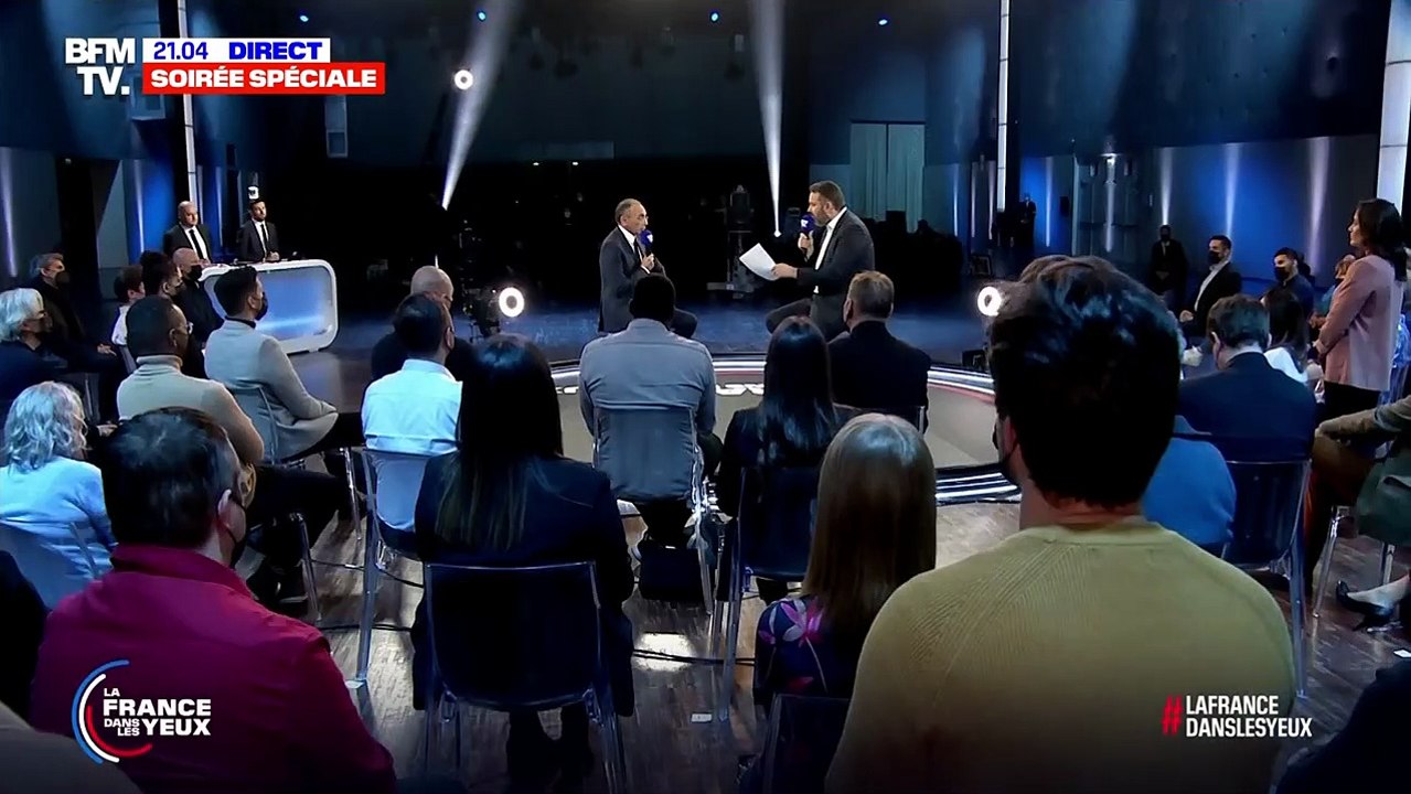 "La France dans les yeux" à Aubervilliers : Éric Zemmour est "venu avec six policiers" sur BFMTV