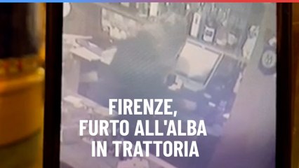 Firenze, furto all'alba in trattoria