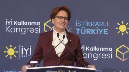 AKŞENER İYİ KALKINMA KONGRESİ'NDE KONUŞTU