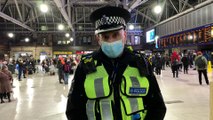 British Transport Police in Glasgow discuss how to feel safe when travelling on public transport