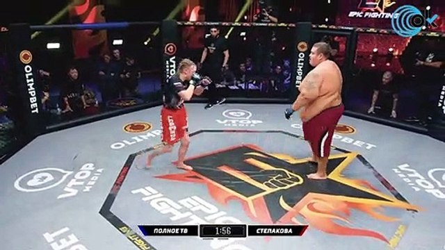 La pelea que avergüenza al MMA: un hombre de 250 kilos contra una mujer