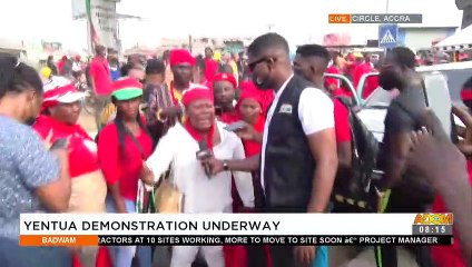 Yentua Demonstration Underway- Badwam Mpensenpensemu on Adom TV (10-2-22)