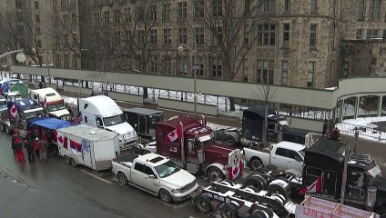 Canada : les autorités menacent de sévir contre les manifestants qui bloquent Ottawa