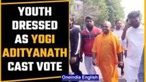 UP Elections 2022: Man dressed as Yogi Adityanath casts vote in Noida |Oneindia News