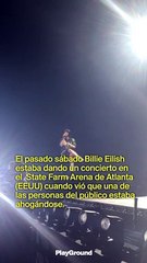 Billie Eilish para un concierto