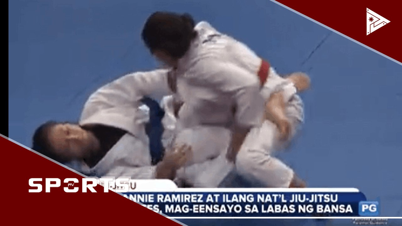 Anne Ramirez at ilang nat'l jiu jitsu athletes,...