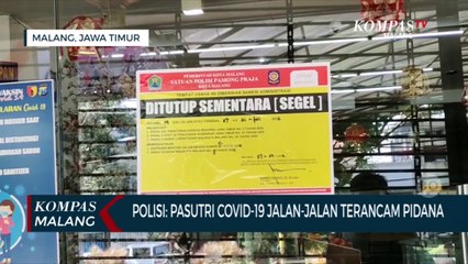 Polisi: Pasutri Positif Covid Jalan-jalan di Malang Terancam Pidana Kekarantinaan Kesehatan