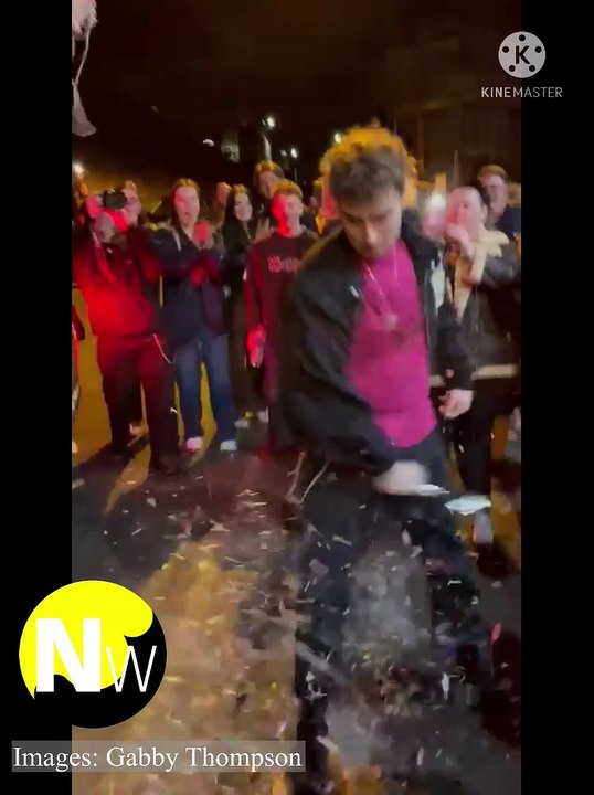 Sam Fender celebrates Brit Award win in North Shields