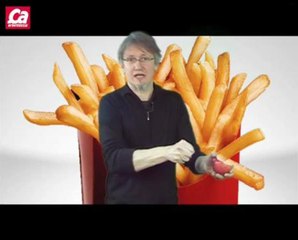 Peut-on manger la tête en bas ?