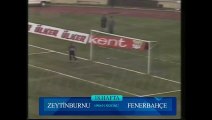 Zeytinburnuspor 0-1 Fenerbahçe 10.02.1991 - 1990-1991 Turkish 1st League Matchday 18