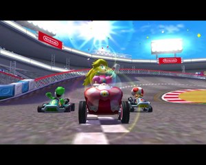 Nintendo 3DS, Mario Kart 7, 50cc Special Cup, Peach Gameplay